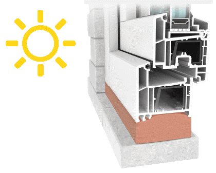 Рисунок воздействия уф-излучения на монтажную пену